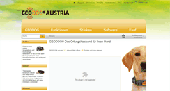 Desktop Screenshot of geodog-austria.at