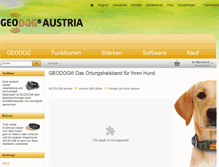 Tablet Screenshot of geodog-austria.at